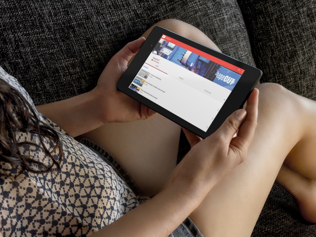 iPad connecting with ShapeCUT via YouTube, SlideShare and Google+